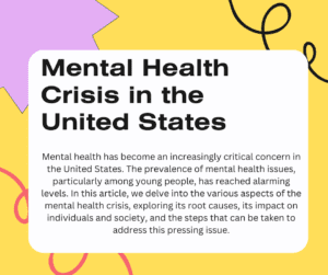 Mental Health Crisis in the United States